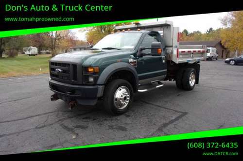 2008 Ford F-450 Super Duty DUMP TRUCK PLOW TRUCK for sale in Tomah, IL