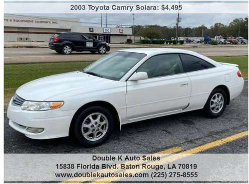 2003 TOYOTA CAMRY SOLARA SE COUPE - cars & trucks - by dealer -... for sale in Baton Rouge , LA