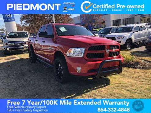 2017 Ram 1500 Flame Red Clearcoat Great Deal! - cars & trucks - by... for sale in Anderson, SC