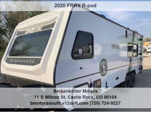 2020 FRRV R-pod with - cars & trucks - by dealer - vehicle... for sale in Castle Rock, CO