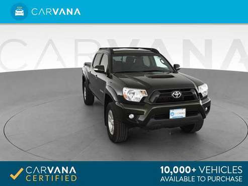 2014 Toyota Tacoma Double Cab Pickup 4D 5 ft pickup Green - FINANCE for sale in Barrington, RI