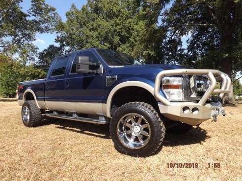 2008 FORD F250 KING RANCH FX4, DIESEL, LIFTED AND DELETED ! EXTRAS ! for sale in Experiment, GA