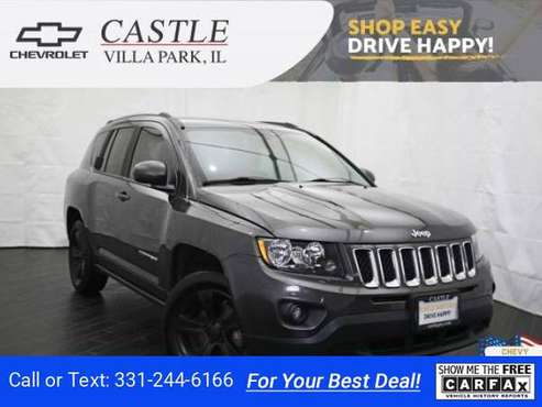 2015 Jeep Compass Sport hatchback Granite Crystal Metallic Clearcoat for sale in Villa Park, IL