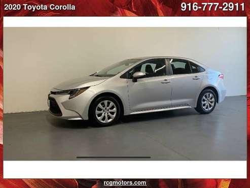 2020 Toyota Corolla LE - cars & trucks - by dealer - vehicle... for sale in Rocklin, CA
