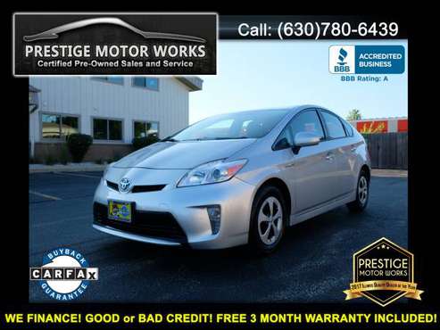 2014 Toyota Prius 82K MILES! CLEAN CARFAX! CERTIFIED! WE FINANCE! for sale in Naperville, IL
