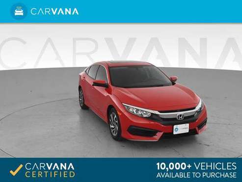 2017 Honda Civic EX Sedan 4D sedan Dk. Red - FINANCE ONLINE for sale in Atlanta, GA