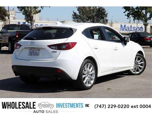 2016 Mazda Mazda3 hatchback s (Snowflake White Pearl Mica) for sale in Van Nuys, CA