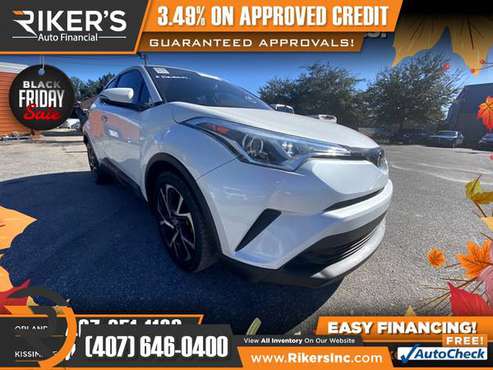 $249/mo - 2018 Toyota C-HR XLE - 100 Approved! - cars & trucks - by... for sale in Kissimmee, FL