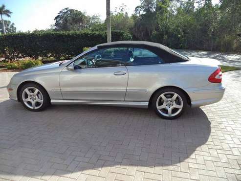 2005 Mercedes Benz 500 CLK Convertible 45k - cars & trucks - by... for sale in Fort Myers, FL