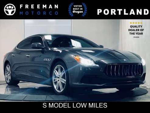 2017 Maserati Quattroporte S Backup Cam Heated Seats Sunroof Low for sale in Portland, OR