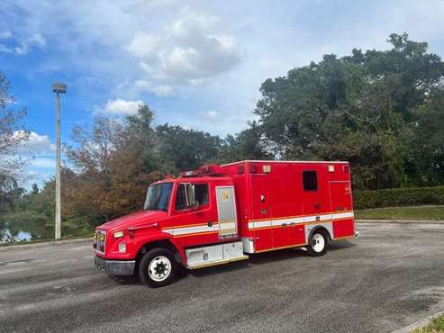 2002 Freightliner FL-60 Ambulance Red - - by dealer for sale in West Palm Beach, FL