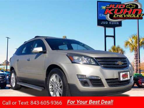 2015 Chevy Chevrolet Traverse LT suv Gold - cars & trucks - by... for sale in Little River, SC