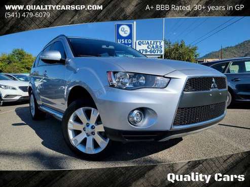 2012 Mitsubishi Outlander 4WD, 7-PSNGR, CMFRT ACC, BTOOTH Clean for sale in Grants Pass, OR