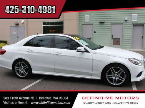 2016 Mercedes-Benz E-Class E 400 4MATIC AMG SPORT PANO * AVAILABLE IN for sale in Bellevue, WA