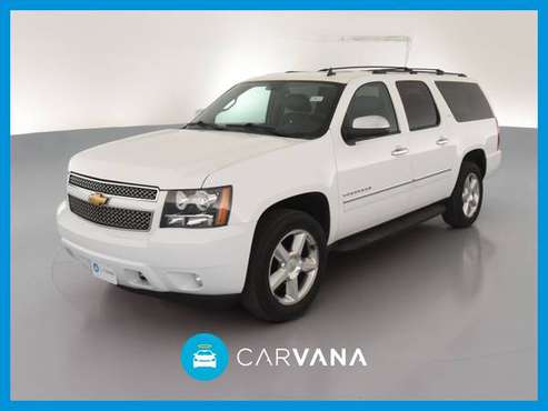 2014 Chevy Chevrolet Suburban 1500 LTZ Sport Utility 4D suv White for sale in Brooklyn, NY