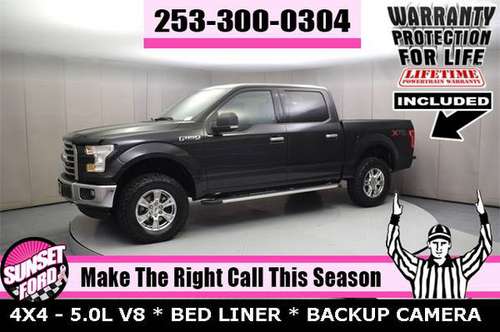 2015 Ford F-150 4x4 4WD F150 Truck XLT SuperCrew PICKUP TRUCK 1500 for sale in Sumner, WA