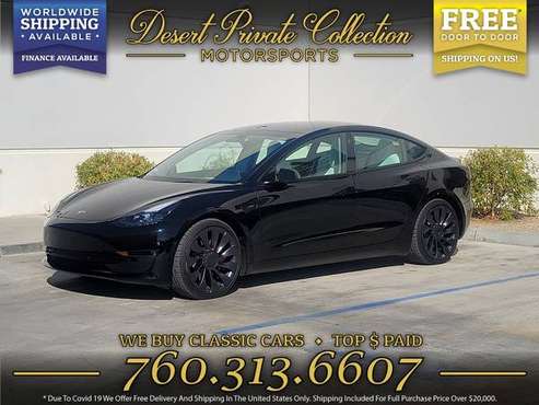 2021 Tesla Model 3 Auto Pilot Performance Dual Motor Sedan for sale for sale in Palm Desert, MD