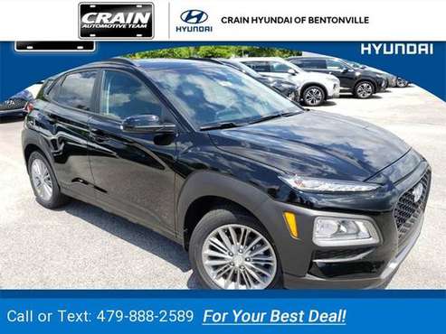 2019 Hyundai Kona SEL suv Ultra Black for sale in Bentonville, AR