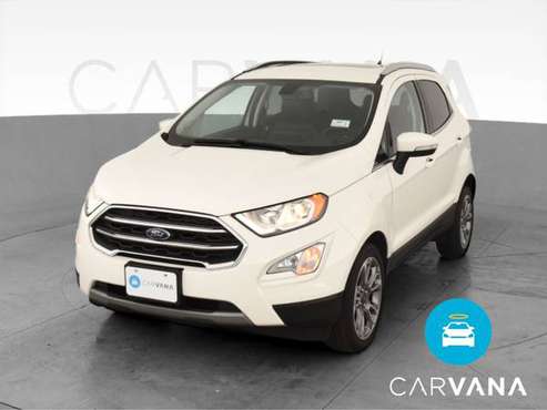 2018 Ford EcoSport Titanium Sport Utility 4D hatchback White -... for sale in Sausalito, CA