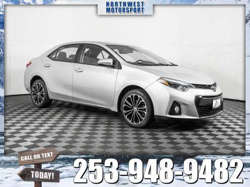 2015 *Toyota Corolla* S Plus FWD - cars & trucks - by dealer -... for sale in PUYALLUP, WA