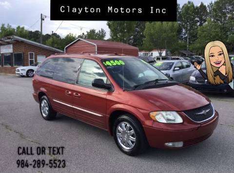 2004 CHRYSLER TOWN & COUNTRY LIMITED CLAYTON MOTORS INC - cars & for sale in Clayton, NC