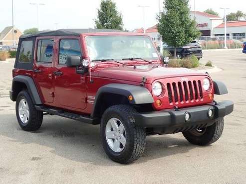 2012 Jeep Wrangler SUV Unlimited Sport (Deep Cherry Red Crystal... for sale in Sterling Heights, MI