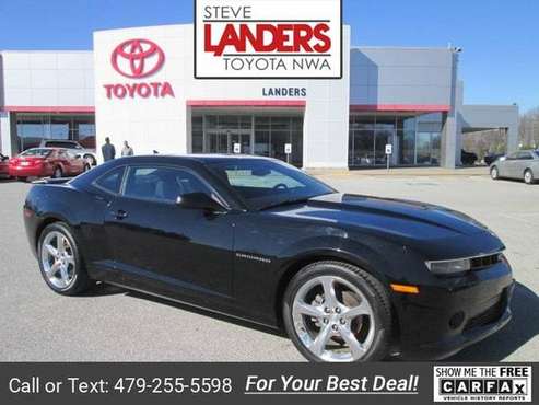 2015 Chevy Chevrolet Camaro 1LT coupe Black - - by for sale in ROGERS, AR