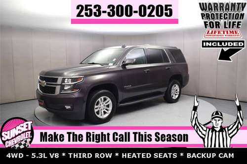 2015 Chevrolet Tahoe LT 5.3L V8 4WD SUV AWD THIRD ROW SEATS for sale in Sumner, WA