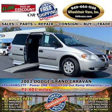 2003 Dodge Grand Caravan Sport Wheelchair Van - - by for sale in Laguna Hills, CA