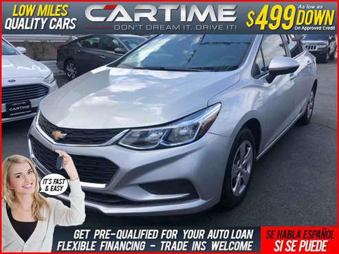 2017 Chevrolet Chevy Cruze LS Auto - cars & trucks - by dealer -... for sale in Huntington Beach, CA