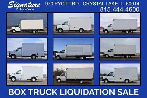 2012 GMC 3500 and Ford E350 12ft and 16ft Box Truck Liquidation Sale! for sale in Eau Claire, WI