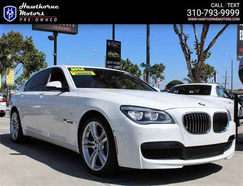 2014 *BMW* *7 Series* *750i* Pristine. Loaded WE Fin for sale in Lawndale, CA