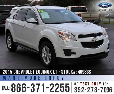15 Chevrolet Equinox LT Cruise Control, Tinted Windows, Camera for sale in Alachua, FL