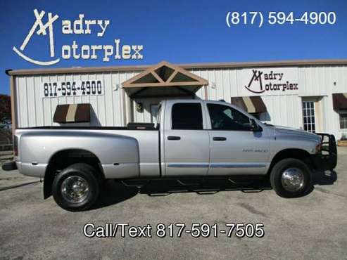 2004 DODGE RAM 3500 4X4 CREW CAB LARAMIE Voted Largest Used for sale in Weatherford, TX