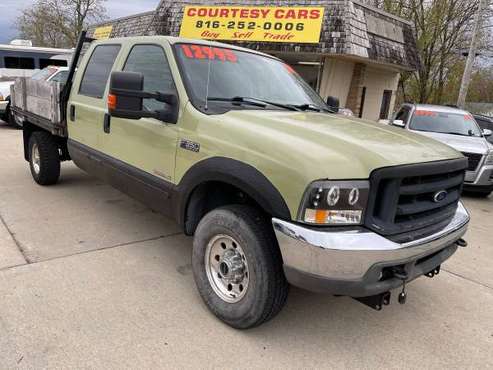 2004 Ford F-350 Crew Cab Flat Bed Diesel 4x4 - - by for sale in Independence, MO
