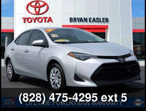 2018 Toyota Corolla LE - - by dealer - vehicle for sale in Hendersonville, NC