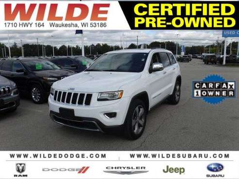 2015 Jeep Grand Cherokee SUV Limited - Bright White Clearcoat for sale in Waukesha, WI