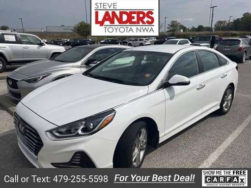 2018 Hyundai Sonata SEL sedan Quartz White Pearl for sale in ROGERS, AR