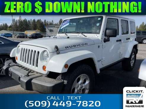 2013 Jeep Wrangler Unlimited - - by dealer - vehicle for sale in Spokane, WA
