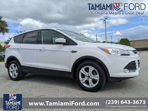 2016 Ford Escape Oxford White PRICED TO SELL! - - by for sale in Naples, FL
