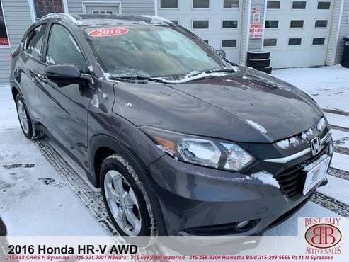 2016 HONDA HR-V AWD! HEATED LEATHER! SUNROOF! TOUCHSCREEN! - cars for sale in N SYRACUSE, NY