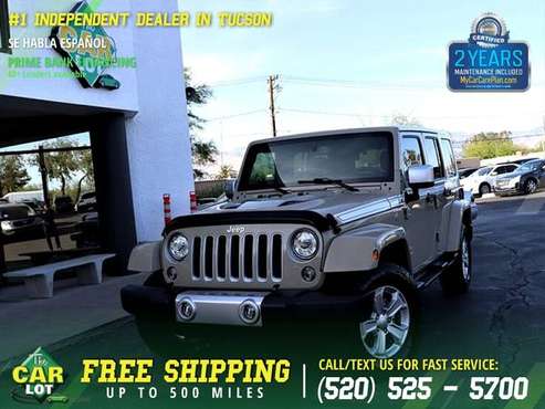459/mo - 2017 Jeep Wrangler Unlimited Chief Edition for sale in Tucson, AZ