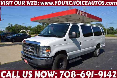 2014 *FORD* *E-350* SD XLT 1OWNER 12-PASSENGER VAN GOOD TIRES A74088... for sale in CRESTWOOD, IL