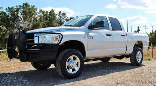 LOWMILE+4DR+SHORTBED 2009 DODGE RAM 2500 4X4 6.7L CUMMINS TURBO DIESEL for sale in Liberty Hill, IN