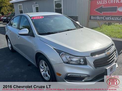 2016 CHEVY CRUZE LT! APPLY ONLINE TODAY! LOW PAYMENTS! - cars & for sale in N SYRACUSE, NY