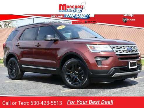 2018 Ford Explorer XLT - ONE OWNER 4X4 REMOTE START SUNROOF TOW for sale in Oak Lawn, IL