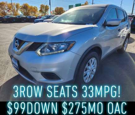 3 ROW SEATS! 2016 Nissan Rogue S 99Down 275mo OAC! for sale in Helena, MT