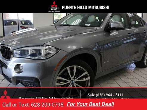 2016 BMW X6 xDrive35i suv Grey for sale in City of Industry, CA