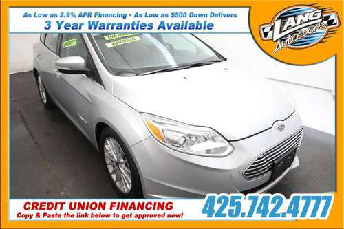 2013 Ford Focus Electric 26k Miles!-$500 Down Payment for sale in _____Best Prices in Lynnwood!, WA