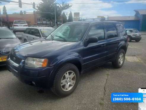2003 Ford Escape Limited 4WD 4dr SUV - cars & trucks - by dealer -... for sale in Mount Vernon, WA